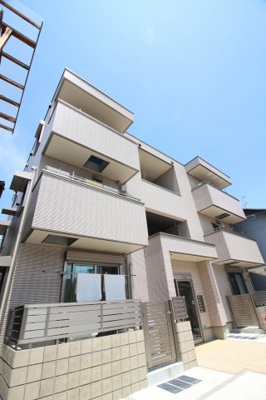 【外観】 | プランドール西田辺 | プランドール西田辺　軽量鉄骨造　3階建て