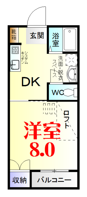 メゾンMⅡの間取り