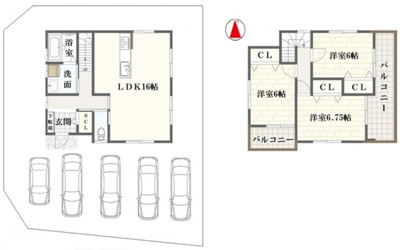 【参考プラン】 | 宇治市広野町桐生谷　注文建築　建築条件なし　土地 | 【新築プラン①】建物面積：84.23㎡/建物価格：1115万円※お好きな間取りに変更可能（自由設計）