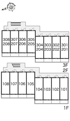 【区画図】 | レオパレスノンノ　ミーオ