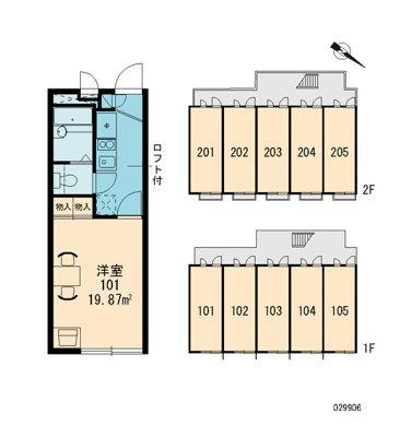 【区画図】 | レオパレスＡＩＫＡＷＡ