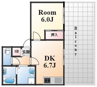 甲南ビルの間取り