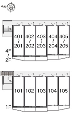 【区画図】 | レオパレス久保吉