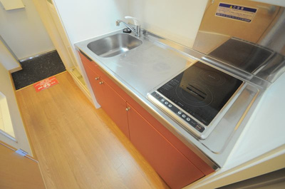 【キッチン】 | レオパレス久保吉 | ２口電気コンロ完備