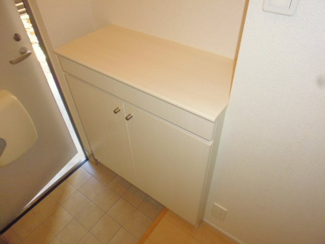 グリーンの収納