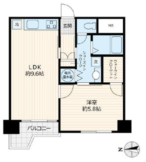 【間取り】 | ノア新宿　６階部分 | ノア新宿　６階部分