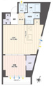 【間取り】 | 【家具付き】ライオンズマンション市谷