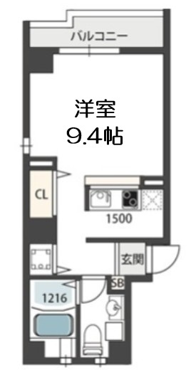 【間取り】 | ハーベスト阿波座リバーサイド
