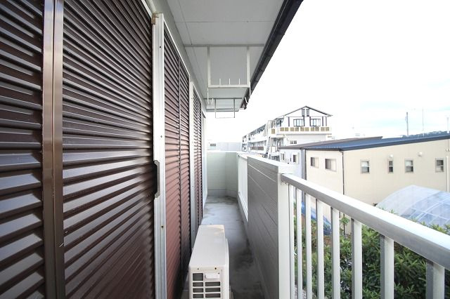Mハイツのバルコニー|バルコニー付きです
