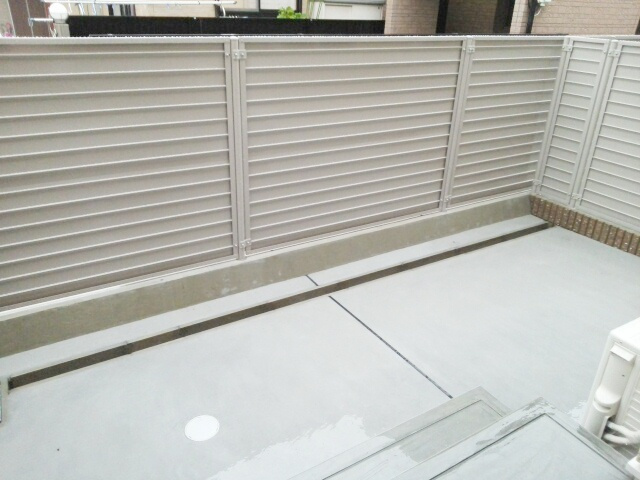 プラシード池田下町のバルコニー