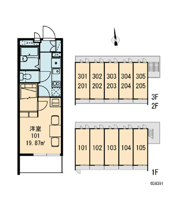 【区画図】 | レオパレスタカセ