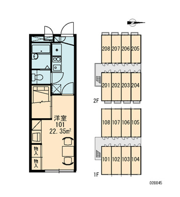 【区画図】 | レオパレス境橋