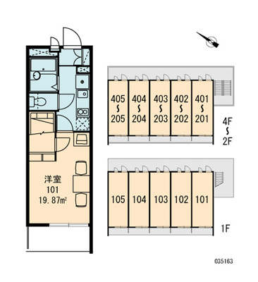 【区画図】 | レオパレス加島駅ダイレクトⅡ
