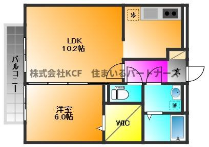 ガーデンヒルズ荒木の間取り