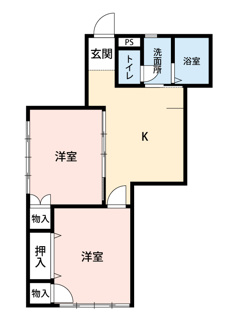 【間取り】 | サンコーポ羽鳥