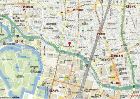 千代田区内神田１丁目の店舗一部の地図