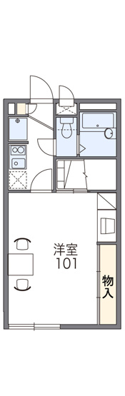 【間取り】 | レオパレスプリフェール