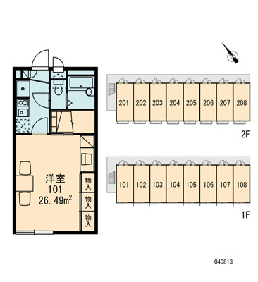 【区画図】 | レオパレスプリフェール