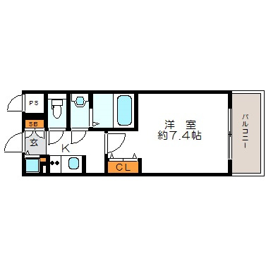 W-STYLE新大阪の間取り