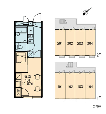 【区画図】 | レオパレスエイト佃