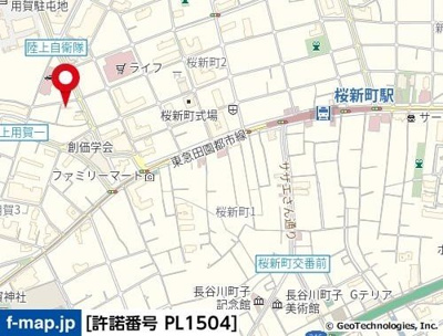 【地図】 | トップ桜新町第２