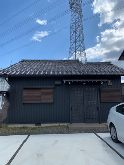 【外観】 | 岐阜市大菅北　中古戸建　駐車スペース3台！
平屋正面外観です。