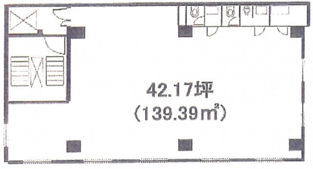 豊島区東池袋１丁目の店舗事務所の間取り