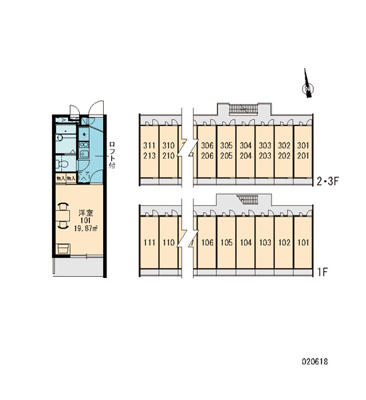 【区画図】 | レオパレス浅香山