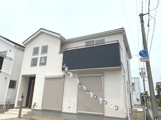 【外観】 | 笠松町長池第4　新築戸建　全5棟　残り2棟　4LDK
お車スペース並列3台ラクラク可能！