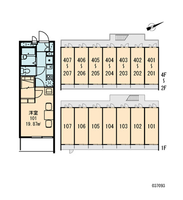【区画図】 | レオパレスうめ