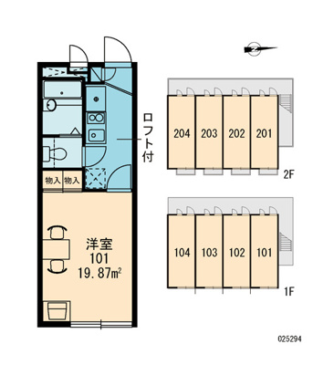 【区画図】 | レオパレス東園田
