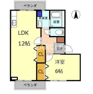 【間取り】 | エトワール安朱