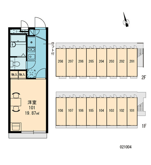 【区画図】 | レオパレスネイバーズＳ