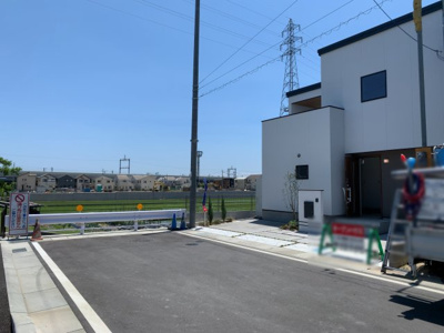 【前面道路含む現地写真】 | 大津市下阪本3丁目26-29　新築戸建
