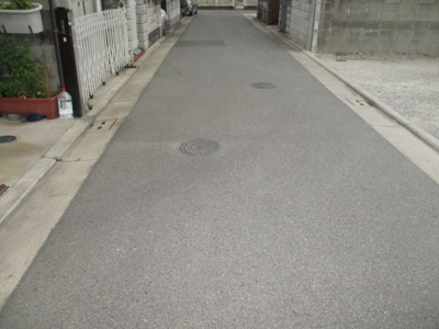 【前面道路含む現地写真】 | 堺市東区日置荘田中町　売土地