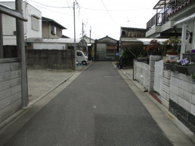 【前面道路含む現地写真】 | 堺市東区日置荘田中町　売土地
