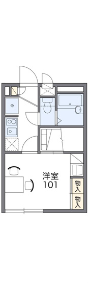 【間取り】 | レオパレスＦｕｍｉｎ