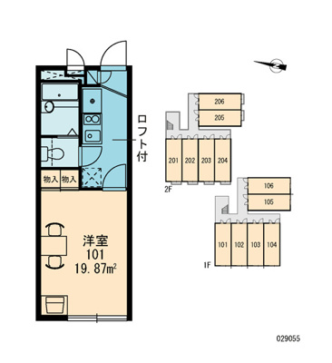 【区画図】 | レオパレスつばさ