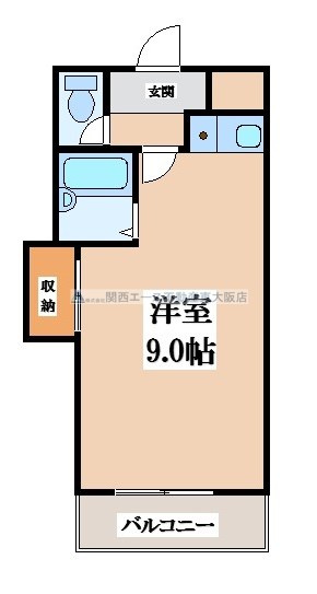 【間取り】 | リバーサイド瓢箪山