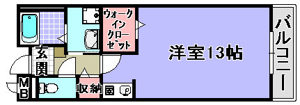 シェアーウエストの間取り