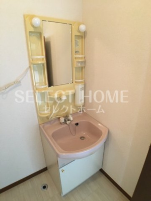 【独立洗面台】 | コーポ岩堀 | 独立洗面化粧台付き