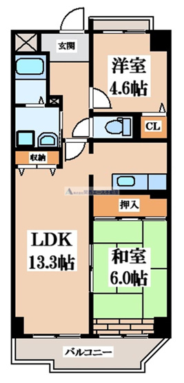 【間取り】 | サンマンション南野