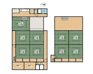 【間取り】 | 米原市野一色　中古戸建