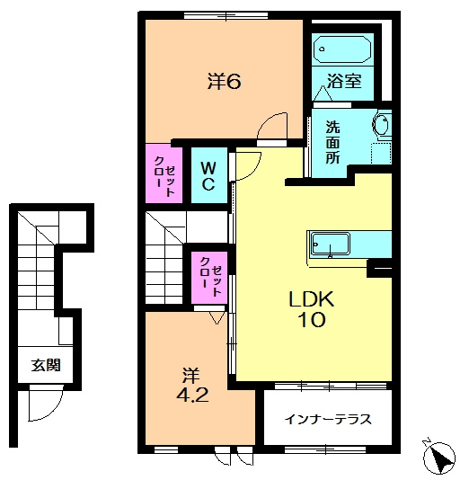 【間取り】 | エスポワール