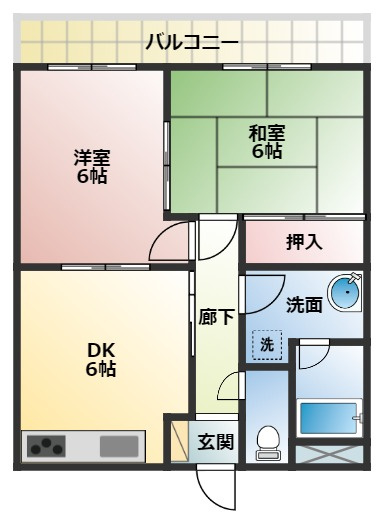 【間取り】 | ネオハイムC棟
