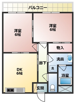 【間取り】 | ネオハイムC棟