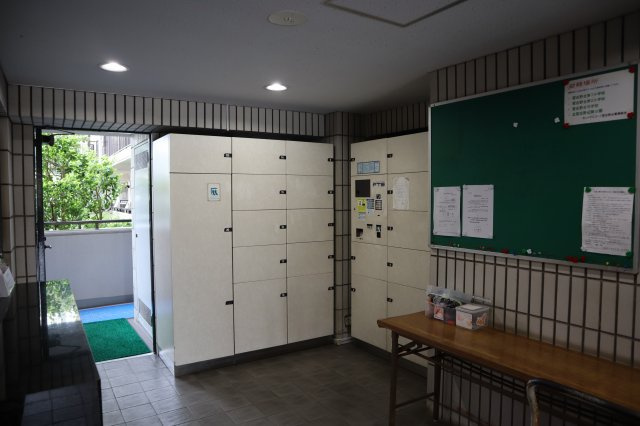 セントラルコート習志野台　４LDKのエントランス|宅配ボックス