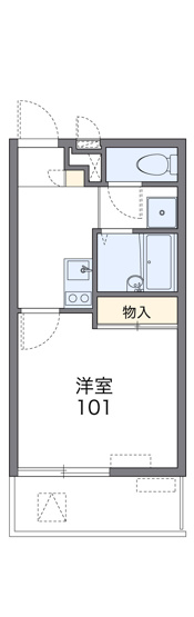 【間取り】 | レオパレス梅北フィオーレ