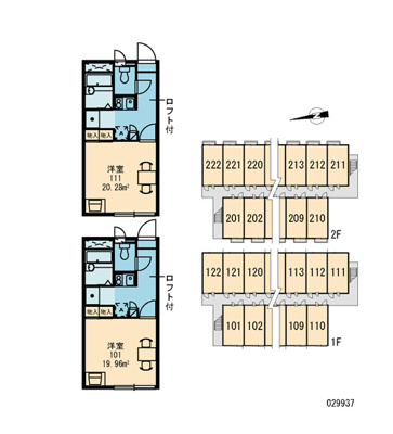 【区画図】 | レオパレスプレンティ浜寺
