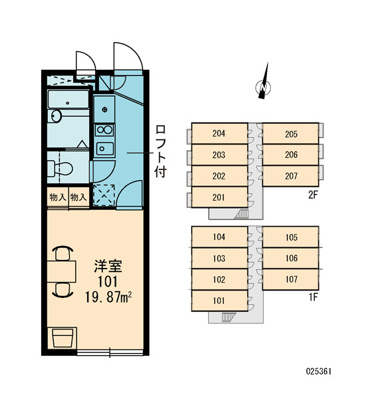 【区画図】 | レオパレスレグルス津久野